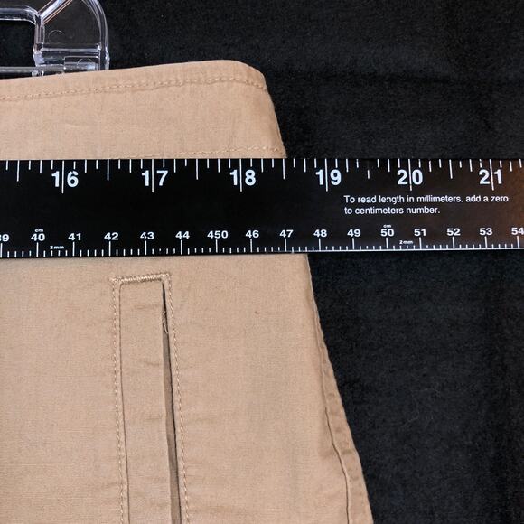 Talbots Womens Pants Brown High Rise Petite Wide Straight Leg Stretch 14P - Picture 7 of 12